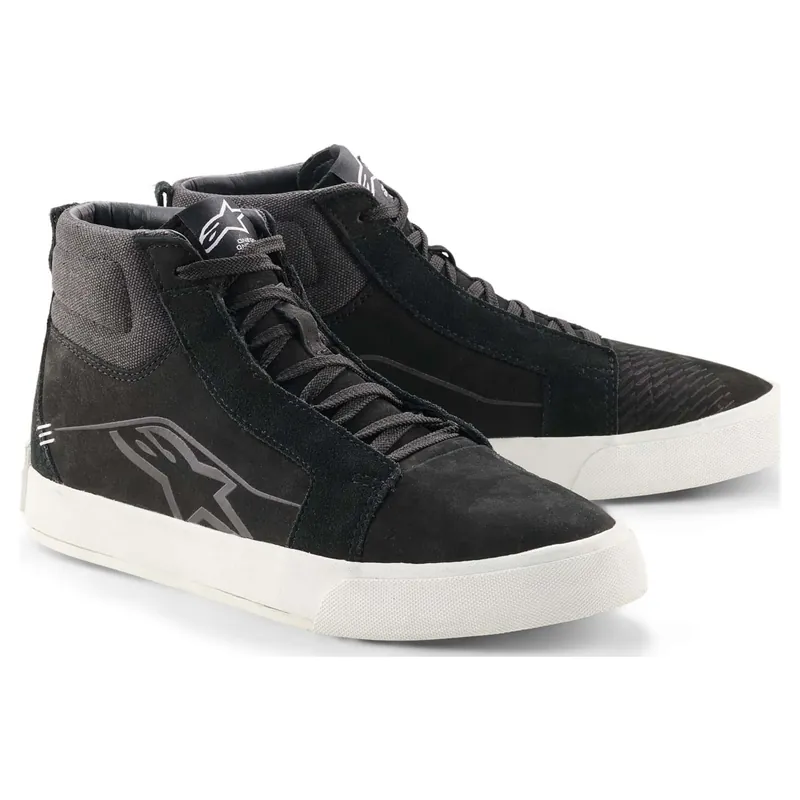 Alpinestars Ride-63 Leren Motorsneakers Zwart-Wit 37 Laatste Versie