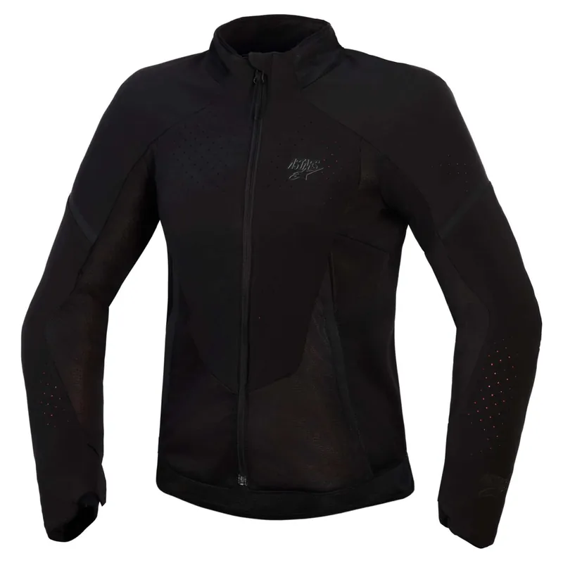 Alpinestars Stella Aeroshell Airflow Motorjas Zwart-Antraciet XS Gereduceerde Prijs
