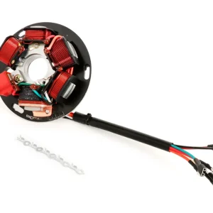 Merkproduct Grondplaat / Stator Ontsteking BGM PRO HP V2.5 Silikon, 7 Kabel voor Vespa PX alt (met Accu, 1982-1984)