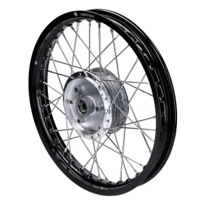 Veilige Betaling Speichenrad 1,60 x 16 Aluminium zwart voor Simson S50, S51, S53, S70, S83, KR51/1, KR51/2 Schwalbe, SR4-1 Spatz, SR4-2 Star, SR4-3 Sperber, SR4-4 Habicht