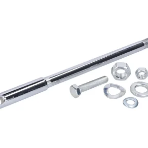 Alleen Vandaag Wielas / As Set voorkant voor Simson S50, S51, S53, S70, SR50, SR80
