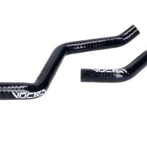 Betrouwbaar Koelslang Kit Voca HQ versterkt zwart voor Derbi Senda DRD D50B Euro3, Euro4