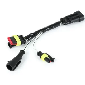 Kabel-Adapter-Kit Knipperlichtumrüstung achter BGM PRO Vespa GTS125-300 HPE (Modelljahre 2019-) voor Verwendung van Moto Nostra LED Knipperlicht met dynamischen LED Lauflicht Express Levering