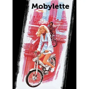 Werbeplakat Nachdruck 42cm Hoogte 29cm breede voor Motobecane Mobylette Mini Moby Voordeelprijs