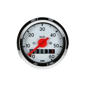 Snelle Levering Snelheidsmeter 60km/h rond 48mm voor Simson S50, S51, S70, Schwalbe, Sperber, Habicht, Star