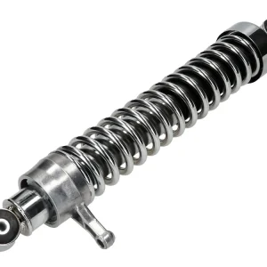 Favoriet Federbein Enduro achter links met Chroomzierkappe (2,5cm verLengte rt) voor Simson S51, S53, S70, S83
