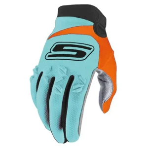 Handschoenen MX S-Line homologiert, blauw / orange - Maat XXL Betrouwbaar