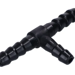 T-Stück Benzineslang zwart 6mm Speciale Aanbieding