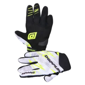Handschoenen MX Doppler wit / neongelb - Maat XXL (12) Hete Deal