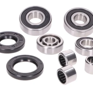 Fabrieksprijs LagerSet Aandrijving incl. Keerringen voor Piaggio 125-150cc 2T Skipper, Typhoon, TPH, M02, M12 Motor