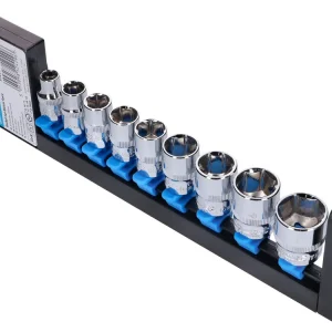 Seizoensaanbieding Doppenset metrisch 3/8 Inch, kort 8-19mm 9-delig