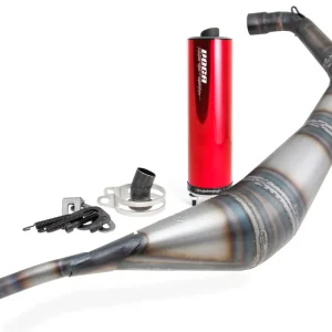 Korting Uitlaat VOCA Warrior 50/70cc Rode demper voor Minarelli AM6