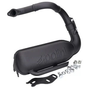 Uitlaat Polini Racing (links) voor Vespa PK50, PK50XL Must-Have