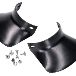 Gecertificeerd Schmutzfänger Spatbord Set Kunstof zwart voor Simson S50, S51, S70
