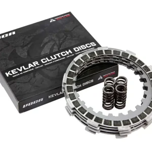 Koppelingsplaten Set VOCA Race Aramid 4-Reibscheiben-Koppeling voor Minarelli AM, Generic, KSR-Moto, Keeway, Motobi, Ride, 1E40MA, 1E40MB Uitverkoop