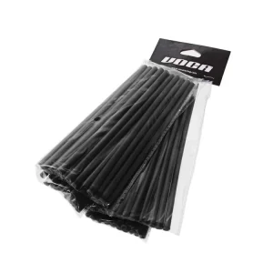 Speciale Aanbieding Speichencover Set VOCA 215mm voorkant, 190mm achter - je 38 Stuks - zwart