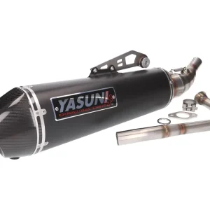 Lage Prijs Uitlaat Yasuni Scooter 4 Black Edition voor Honda PCX 125cc ABS Euro4 2017-2020