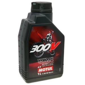4-Takt Scooter olie Motul 300V Factory Line Road Racing 4T 15W60 1 Liter Superprijs