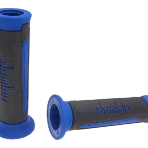 Handvaten set Domino A350 On-Road anthrazitGrijs / blauw met Open einde Korting