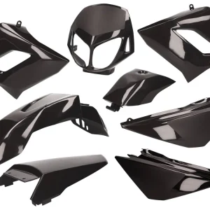 Bestel Nu Kappenset zwart voor Derbi Senda DRD Racing -2010