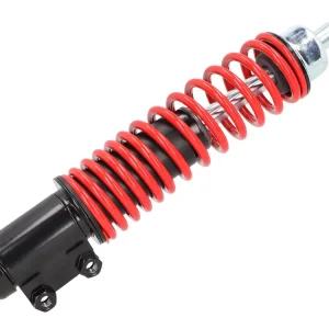 Merkproduct Schokbreker voorkant Carbone Standard 208mm zwart / rood voor Vespa ET2, ET4, Klassik en Piaggio Scooter