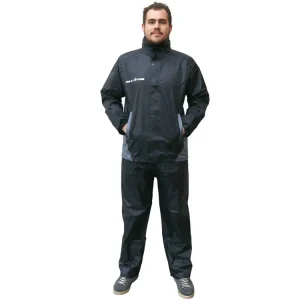 Korting Regenpak S-Line zwart 2-delig - Maat XL