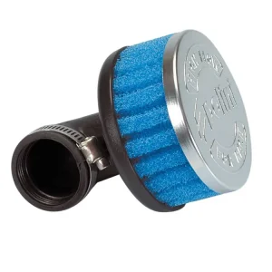 Beperkt Aanbod Luchtfilter Polini Special Air Box Filter kort 34mm 90° blauw