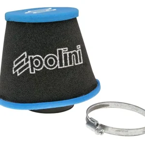 Alleen Vandaag Luchtfilter Polini Big Evolution 48mm recht Zwart-blauw