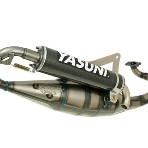 Uitlaat Yasuni Scooter R Carbon voor Peugeot horizontaal, Derbi Finale Uitverkoop