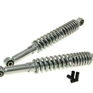 Premium Schokbreker Set achter 340mm Chroom