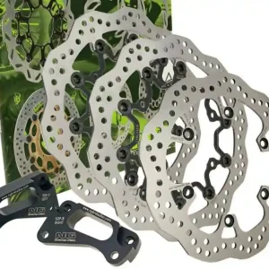 Gereduceerde Prijs Bremsscheibenkit NG Wavy Oversize voor Yamaha T-Max 500 (-2011) voorkant + achter