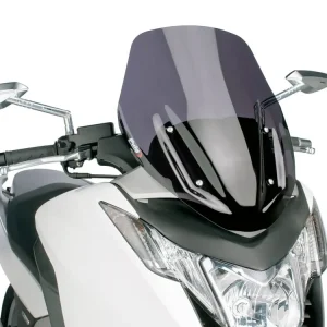 Snelle Levering Windscherm Puig V-Tech Sport dark smoke voor Honda Integra NC700, NC750