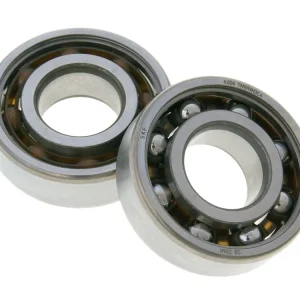 Krukaslager Set Malossi MHR open 20x47x14 SKF 6204 TN9/HN3 C4 voor Minarelli, Derbi EBE, EBS, D50B0 Gereduceerde Prijs