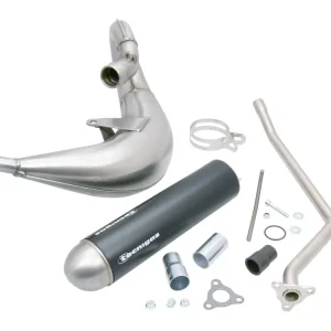 Lage Prijs Uitlaat Tecnigas E-NOX Steel voor Aprilia MX50, RX50 -2005