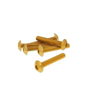 Speciale Aanbieding Schroevenset 6 Stuks Kap gold - M5x30