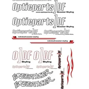 Stickerset ODF DIN-A3 transparant - universeel Premium