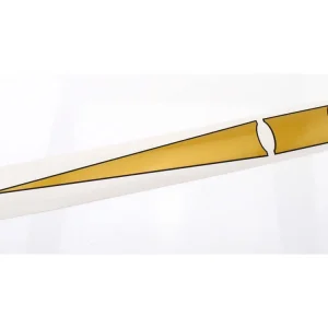 Sticker Pfeil gold voor Kreidler Florett RS TM GT Büffeltank Premium