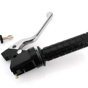 Voordeelprijs Gashandel Armatur met Hevel en SchalterAansluiting zwart voor Zündapp KS, GTS, C, CX, CS, Hai K, Kreidler Florett, Hercules MK Ultra, Puch Cobra, Monza, Miele, DKW, NSU, KTM Brommer, Brommer, Mokick, KKR