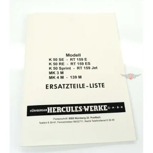 Betaalbaar Ersatzteilliste Delig Katalog voor DKW RT 159 139 M Mokick