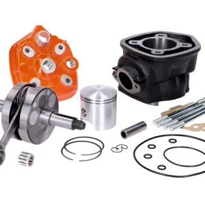 Big Bore Cilinderkit MVT Iron Max met 44.8mm Krukas KB=13mm 90cc voor Piaggio/Derbi D50B0 Seizoensaanbieding
