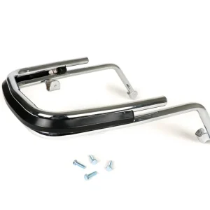 Express Levering Stoßstange voorkant Moto Nostra Vespa PX80, PX125, PX150, PX200, LML Star, Stella Chroom