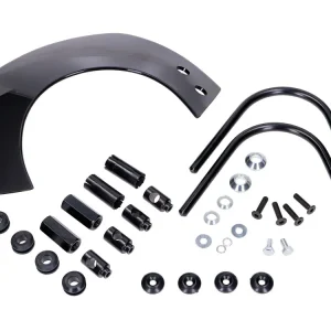 Beperkte Voorraad Windscherm kort getint met Houderung voor Vespa Keyless GTS 125, 300 2023