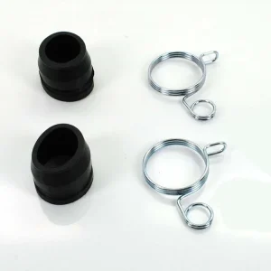 GabelRubber Set 30/25mm met Schellen zwart voor Peugeot, 103 Beperkte Voorraad