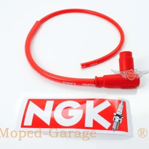 Koop Vandaag Bougienkabel NGK Silikon rood 5k Ohm voor Yamaha DT 125 R, SR 500