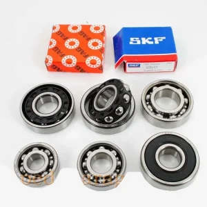Motor SKF Lager Set Polyamid Käfig voor Kreidler, Florett K 54, RS, RMC, LF, LH, TM, Super 4, Eiertank Favoriet