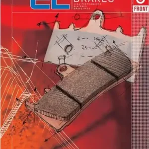 Uitverkoop Carbone Lorraine remblokken voorzijde 2383 XBK5 links