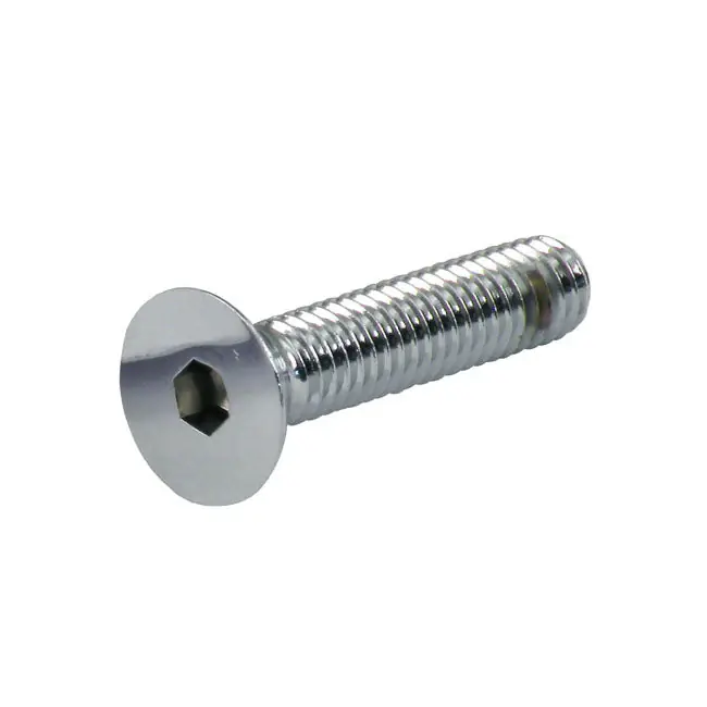 Beperkt Aanbod GW platkop inbusbout chroom 1/2-20 5-pak 1 1/2"