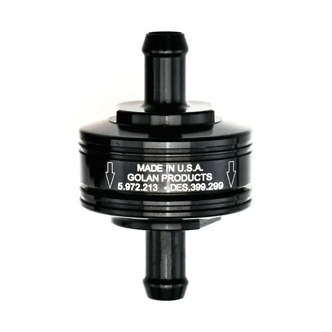 Beste Prijs Golan Inline Super Mini Motorfiets Brandstoffilter 1/4" (6 mm) / Black