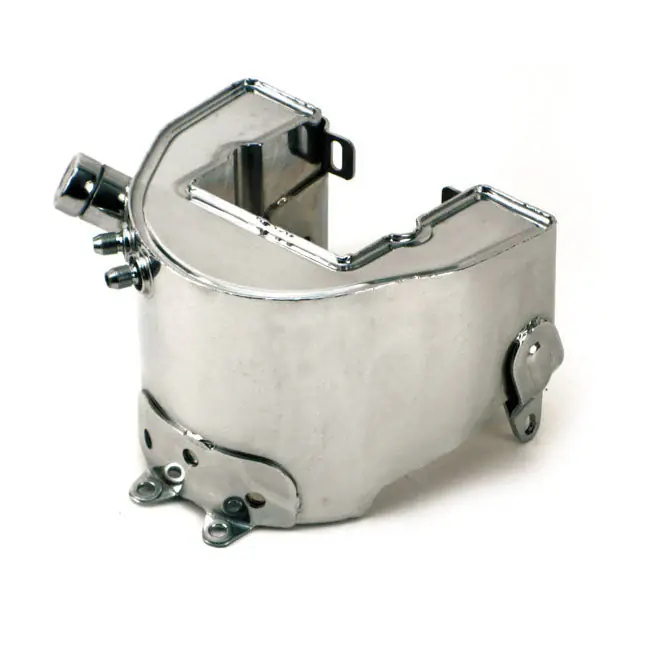 MCS Hoefijzer Olietank Chroom Grote Tweeling 36-57 Chrome / Side fill Tijdelijk Beschikbaar