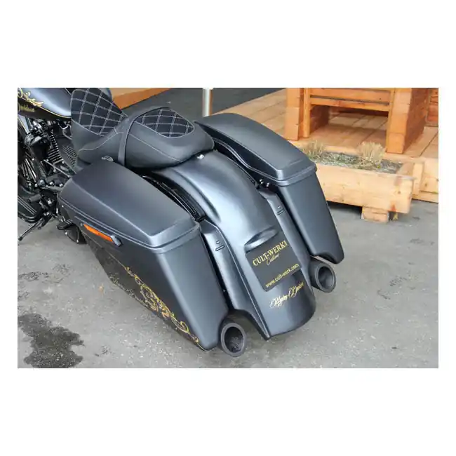 Uitverkoop Cult-Werk ombouwset achterspatbord V1 Custom Touring 14-22 Gloss Black